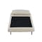 Flash Furniture Shaw Convertible Tri-Fold Chair with Pillow, Multifunctional Adjustable Sleeper, Cream Boucle BO-BS-BS031-CRMBCL-GG - alternate 5